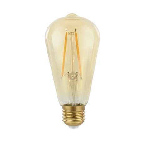 Led Filament Lamp E27 Fitting St64 2500k 2w Vervangt 24w