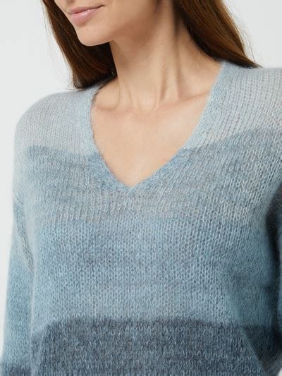 Luisa Cerano Pullover Met Mohair In Rookblauw Online Kopen Pandc