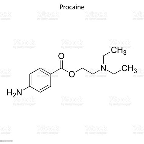 Skeletal Formula Of Chemical Element Stock Illustration Download