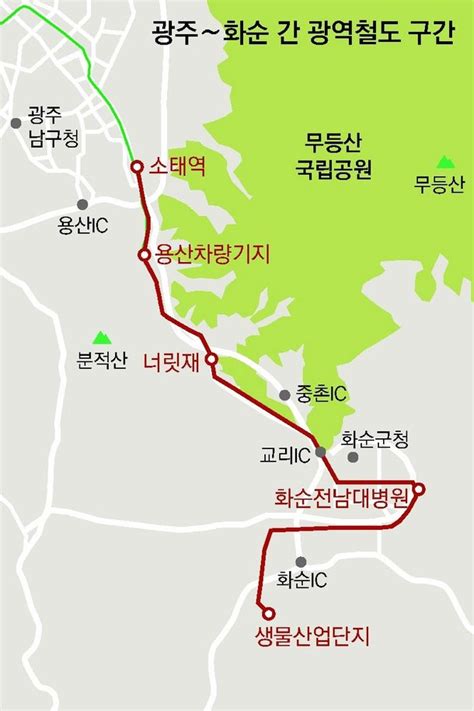 광주∼화순 광역철도 재추진신도시 등 수요 충분 네이트 뉴스