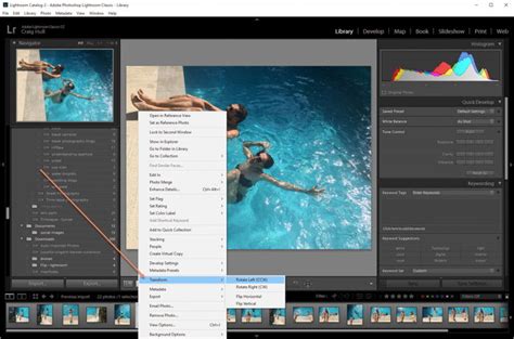 How To Rotate Flip And Straighten An Image In Lightroom