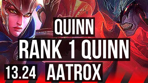 Quinn Vs Aatrox Top Rank 1 Quinn 2000 Games 8 1 1 Kr