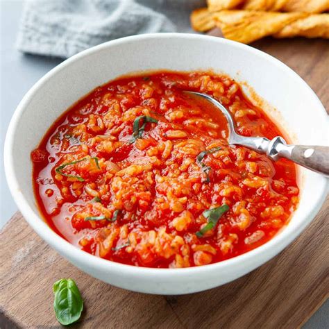 Tomato Rice Soup Cookin Canuck