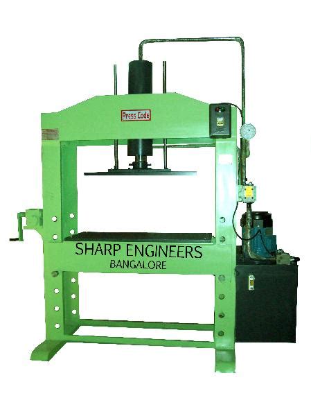 H Type Hydraulic Press Machine At Best Price In Bangalore Sharp Engineers