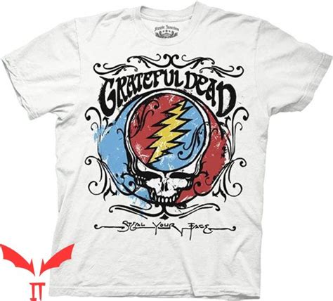 Steal Your Face T Shirt Ripple Junction Grateful Dead Design