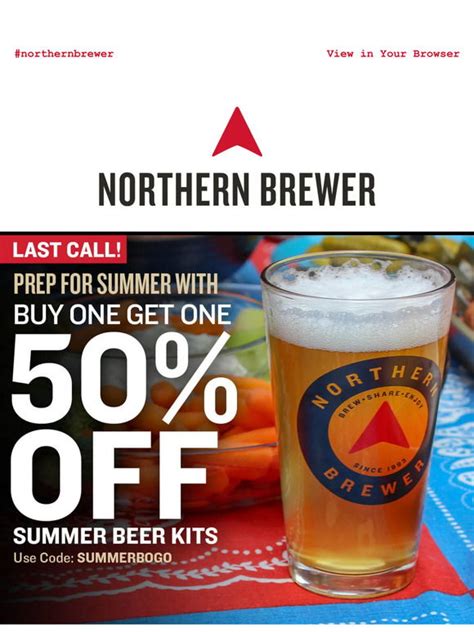 Northern Brewer Home Brewing Supplies Don T Miss Our Summer Beer Bogo