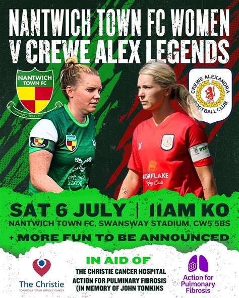 Charity Game Between Nantwich Women And Crewe This Saturday Nantwich Town