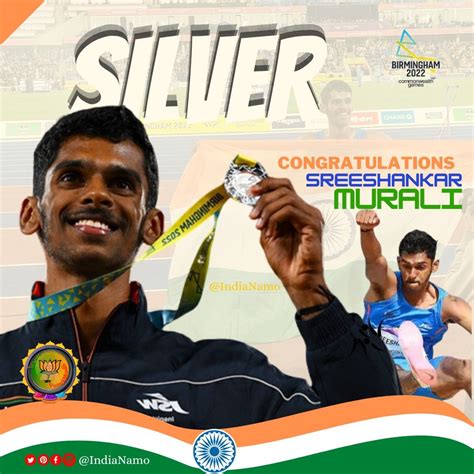 Sreeshankar Murali Won Silver Medal In Longjump At Commonwealth Games