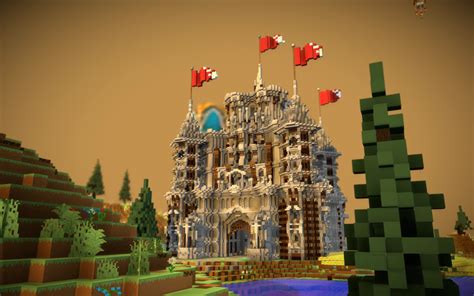 Minecraft Medieval Castle Schematic