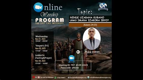 Ninde Uzabasha Kubaho Ubwo Imana Izakora Ibyo By Ihirwe Praise