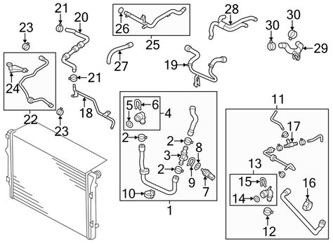 2013 Volkswagen Jetta Engine Coolant Overflow Hose 1K0122447GR