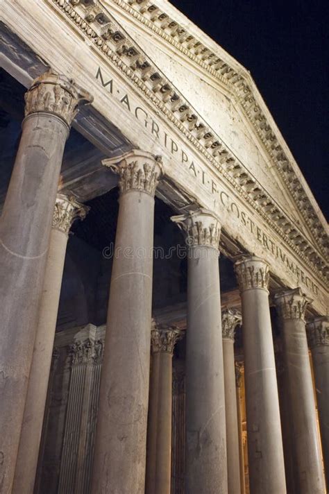 Panthéon Rome De Litalie De Façade Photo Stock Image Du Construction