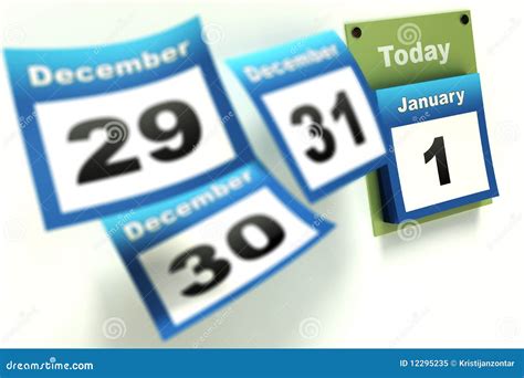 Calendar New Year Countdown Stock Illustration - Image: 12295235