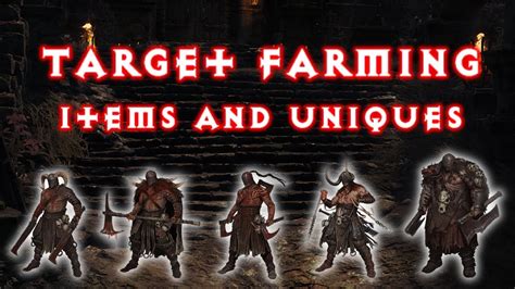 TARGET FARMING ANY ITEMS In DIABLO IV INCLUDING UNIQUES YouTube