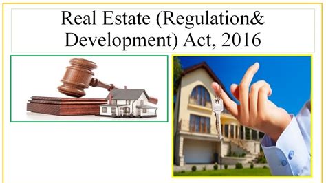 Rera Real Estate Regulation And Development Act Youtube