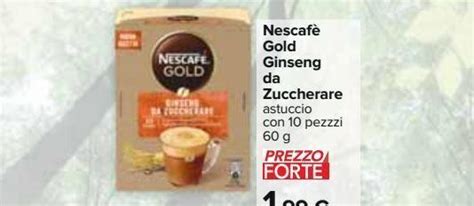 Offerta Nescaf Gold Finseng Da Zuccherare Astuccio Con Pz G Di