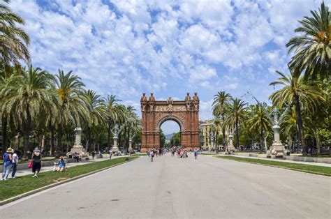 The Arc De Triomf Is A Triumphal Arch In The City Of Barcelona In