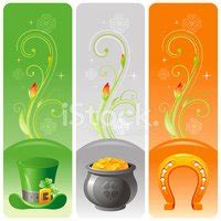 Irish Flag Banners Stock Clipart | Royalty-Free | FreeImages