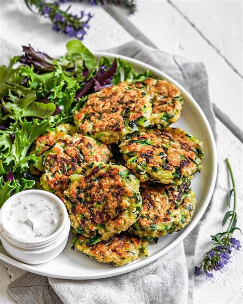 Galettes De Courgette Flocons D Avoine Une Recette Plus Saine Que