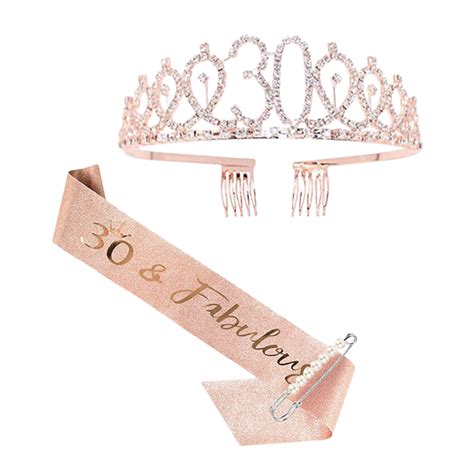 Chailin 13th Birthday Crown For Birthday Girls Teen Girls Birthday Sash And Set 13 Years Old