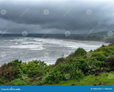 Ganpatipule beach stock image. Image of nature, beautiful - 288532637