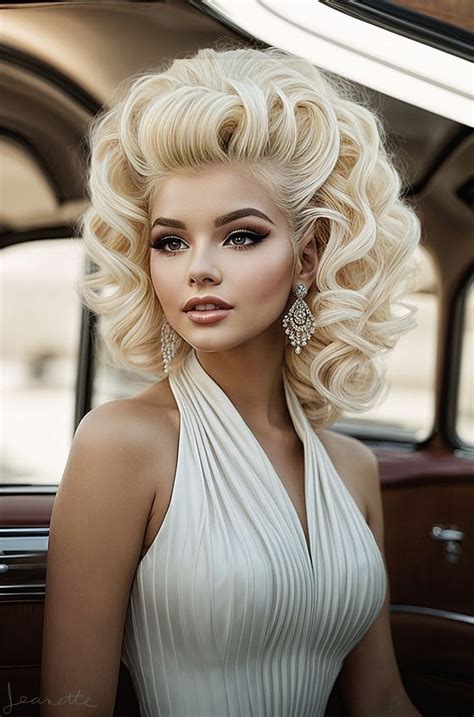 Vintage Hairstyles Pretty Hairstyles Girl Hairstyles Bouffant Hair Hair Updos Beauty Magic