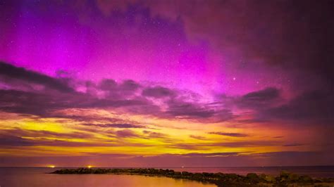 Polarlichter Ber Deutschland St Rkster Sonnensturm Seit Jahren