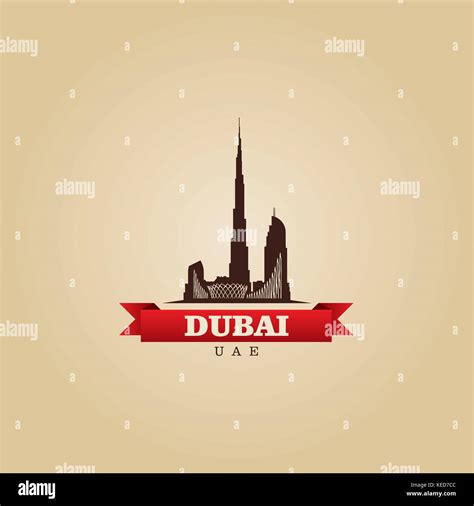 Dubai Skyline Vector Vectors Hi Res Stock Photography And Images Alamy