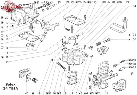 Solex Carburetor Exploded View