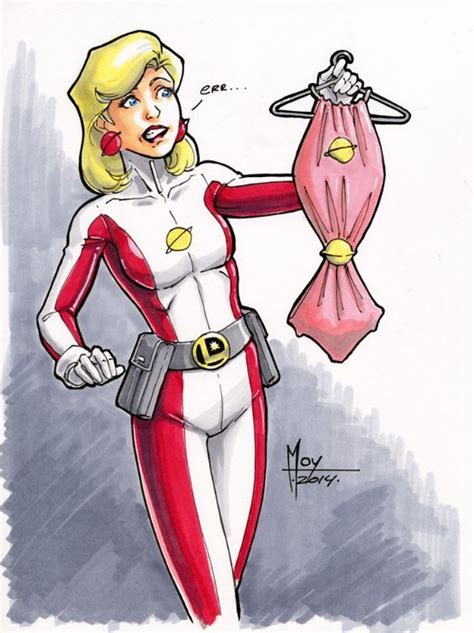 Saturn Girl Legion Of Superheroes Comic Art