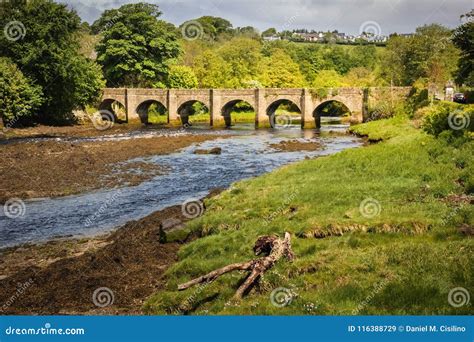 Castle Bridge Buncrana County Donegal Ireland Stock Image Image Of