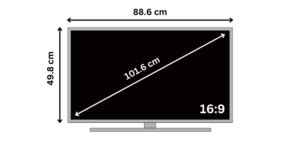 40 Inch TV Dimensions - TV Size Guide