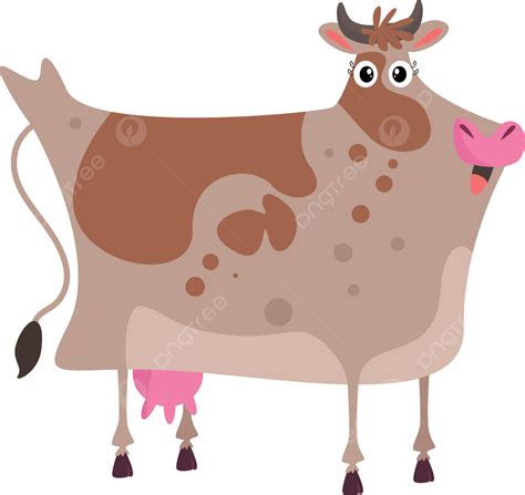 Jumbo Female Brown Cow Milk Farm Jumbo Cow Female Cow Milk Cow Png