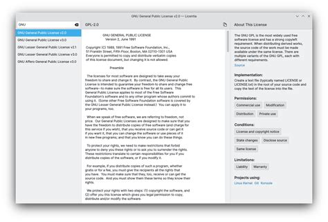 Licentia - KDE Applications