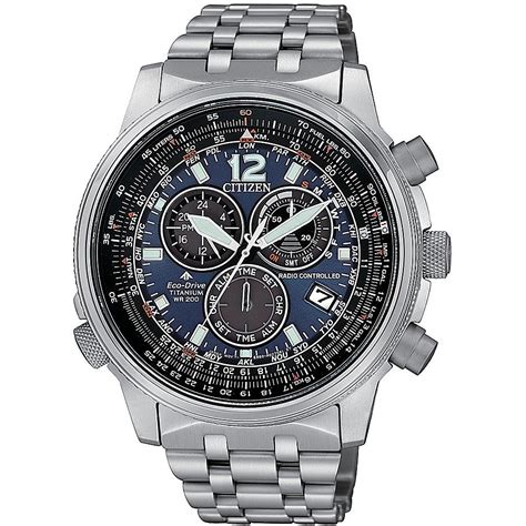 Citizen Cb L Crono Pilot Super Titanio