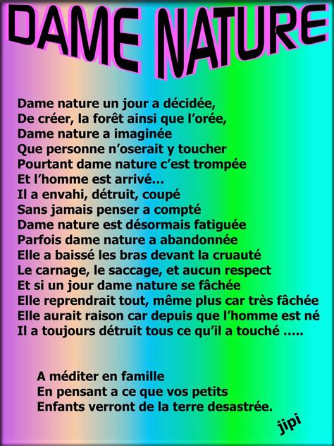 Poeme Sur La Nature