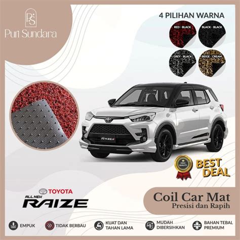 Jual Karpet Mobil Premium Toyota Raize Mie Bihun Warna Shopee Indonesia