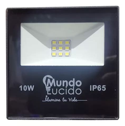 Reflector Led Multivoltaje W Interior Y Exterior Nwrf B Meses Sin