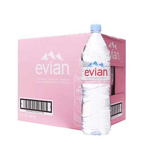 Evian Natural Spring Water 15l Bottles 12 Pack Kosher Gourmet