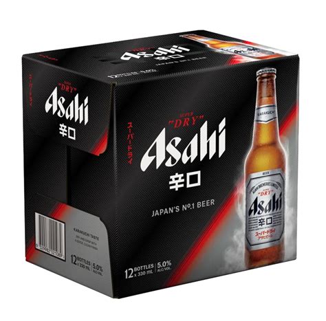 Asahi Super Dry 24 X Bottle 330 Ml The Beer Store