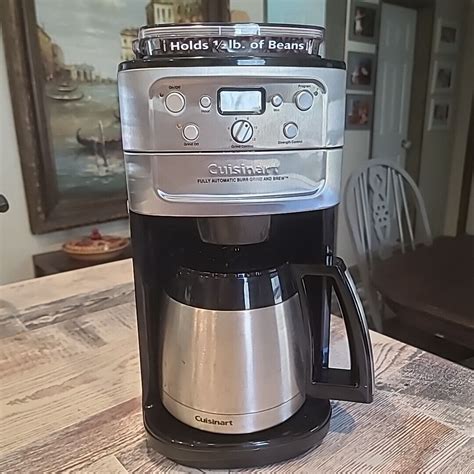 Cuisinart Fully Automatic Burr Grind And Brew Thermal 12 Cup Coffee Maker 862790165082 Ebay