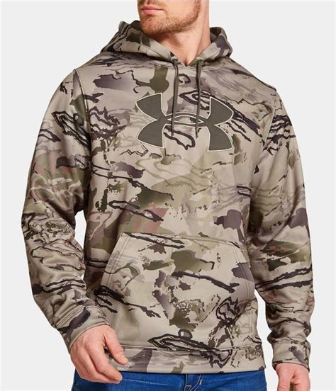 New With Tags Mens Under Armour Hunting Camo Hoodie Hooded Sweatshirt