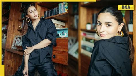 Brahmastra Star Alia Bhatt Stuns In All Black Outfit Fans Say Beauty At Its Best