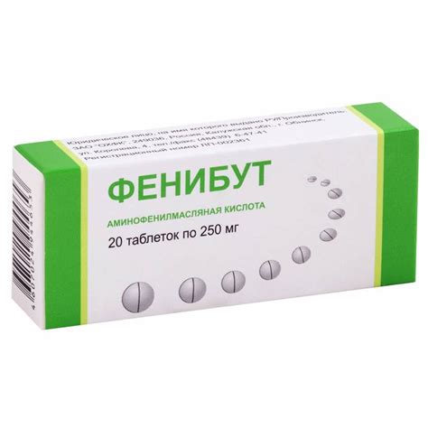 Фенибут таблетки 250мг 20 шт. купить в аптеке в Москве, цена ...