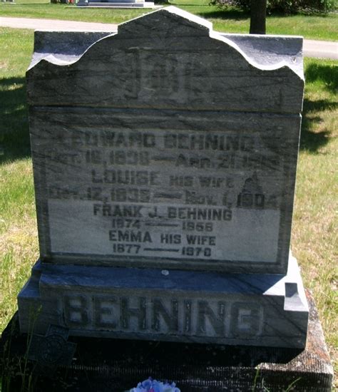 Julius Eduard Behning 1836 1915 Mémorial Find a Grave