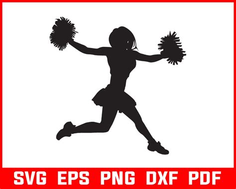 Cheerleader Svg Bundle Cheer Svg Cheer Mom Svg Pngdxf Etsy