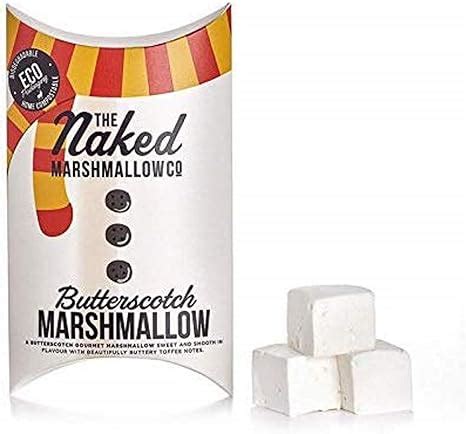 The Naked Marshmallow Co Festive Gourmet Marshmallows G Snowman Butterscotch Amazon Co Uk