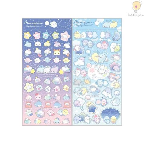 สตกเกอร Sticker Theme Sky Aquarium ลาย Mamegoma มทงหมด 2 ลาย San