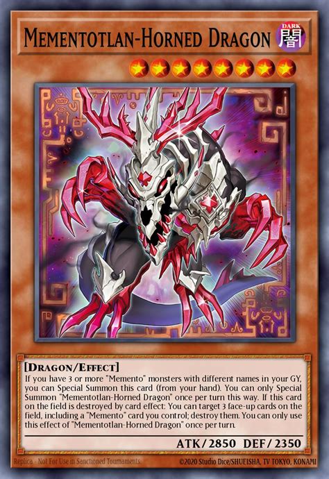 Mementotlan Horned Dragon C Ch S H U L B I Yu Gi Oh Vi T Nam