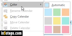 Change The Color Of Your Calendar In Outlook